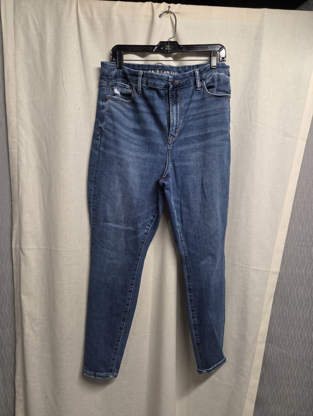 American Eagle Outfitters Dark Blue High-Rise Skinny Jeggings